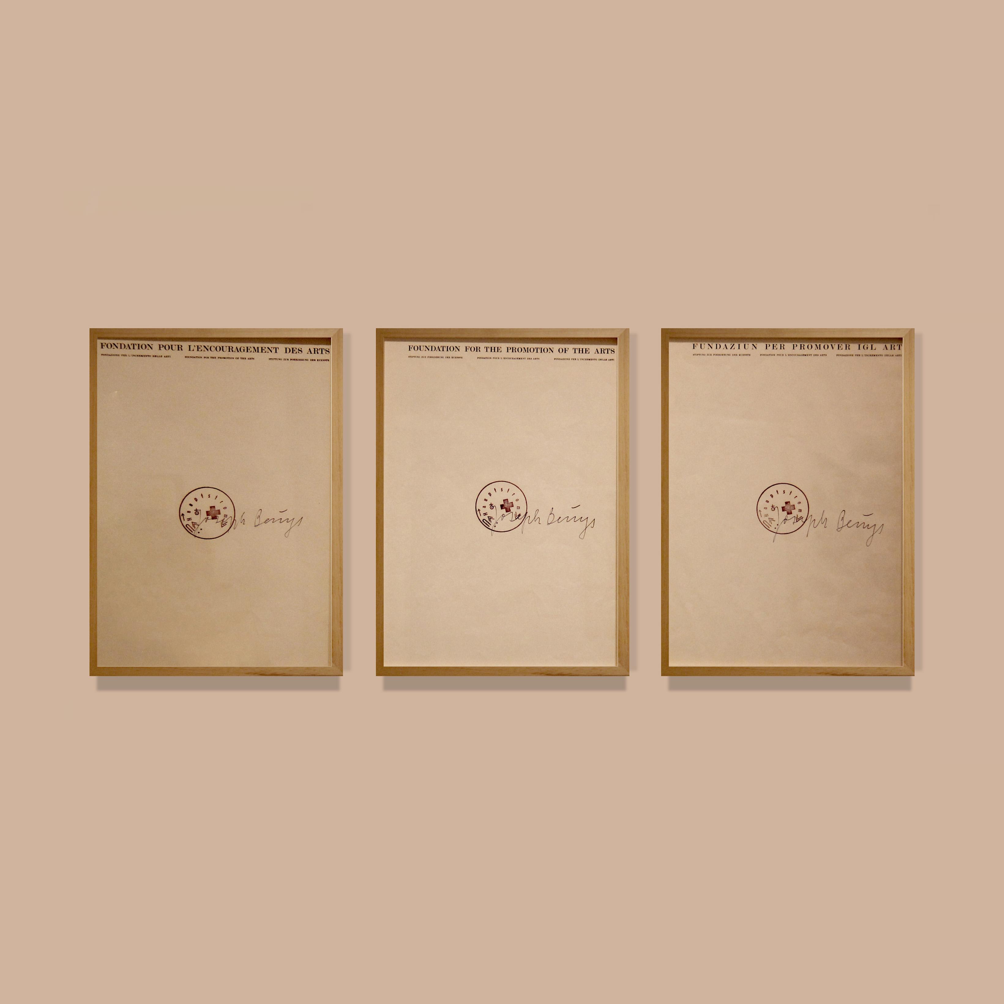 Tre Letter, 1973
30,5 x 21,9 cm