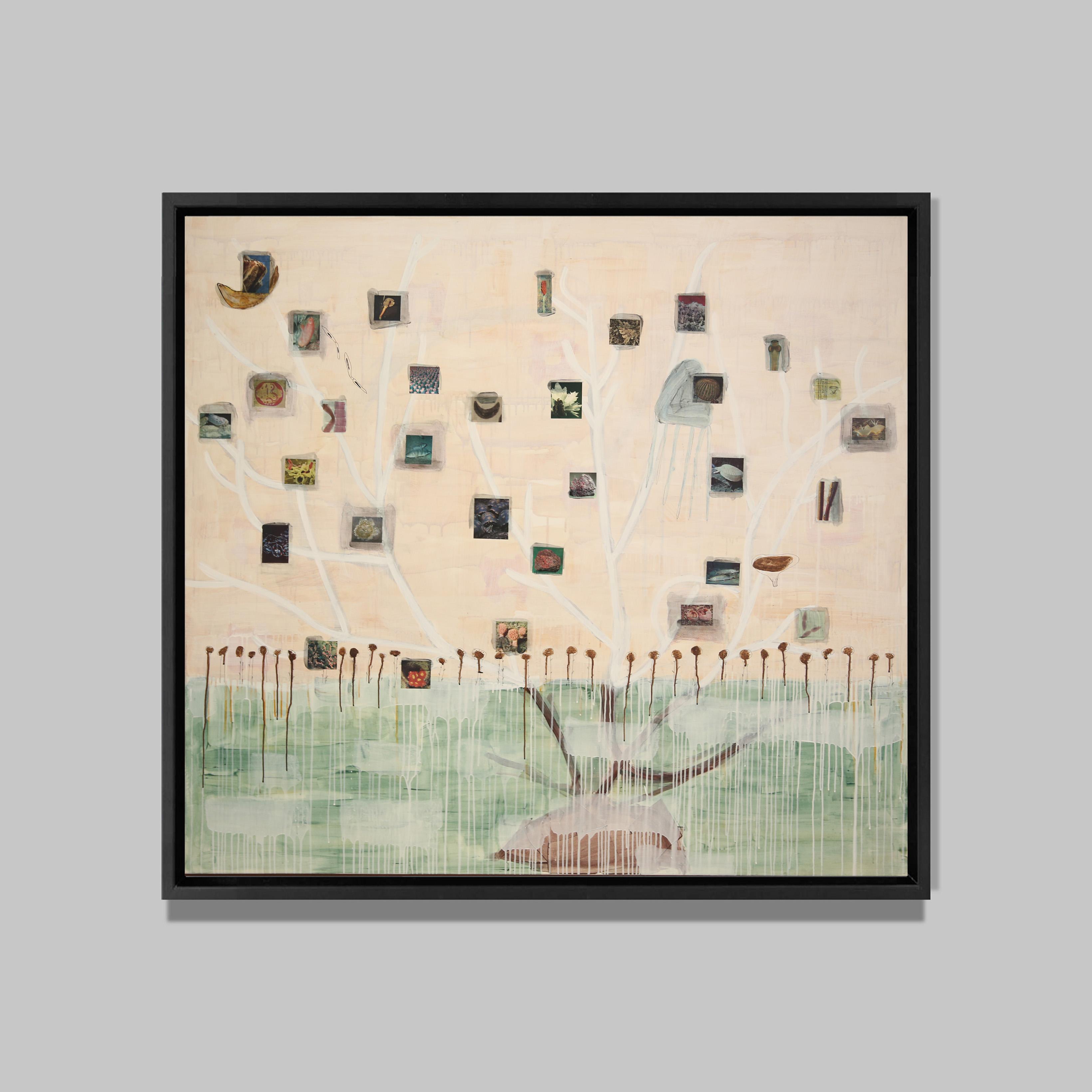 Micro Cosmos, 2015
Acrylique et collages sur toile
156 x 174 cm