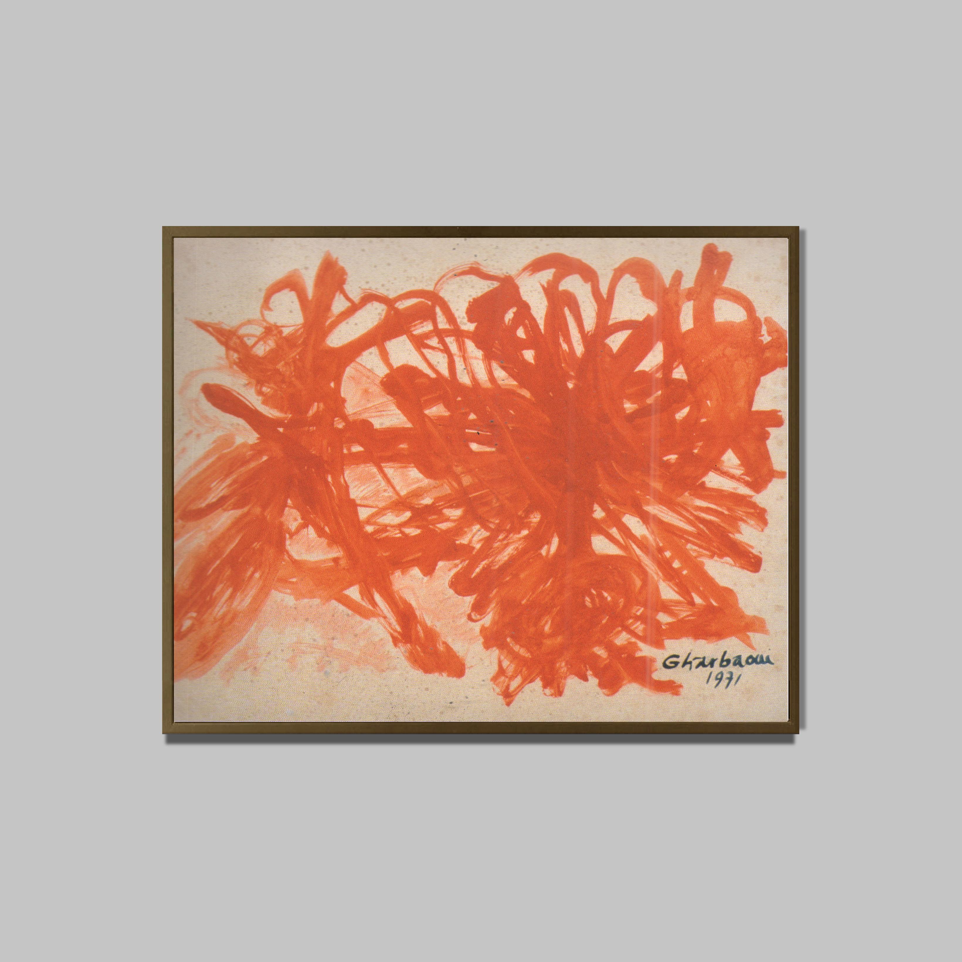 Sans titre, 1971
Gouache sur papier
104 x 75 cm